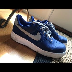 Blue nike Air Force 1